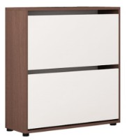 Rafturi pentru pantofi Mobildor-Lux Leo 60 (86x60x27) Wenge/White imaginea #1 — magazin online Desire.md