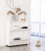 Rafturi pentru pantofi Mobildor-Lux Leo 86x80x27 White (10008749) imaginea #2 — magazin online Desire.md