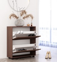 Rafturi pentru pantofi Mobildor-Lux Leo 80 (86x80x27) Wenge imaginea #2 — magazin online Desire.md