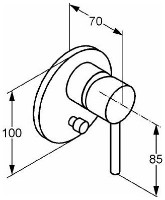 Смеситель для ванны Kludi Bozz (387163976) фото №2 — интернет-магазин Desire.md