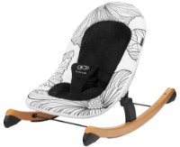 Детский шезлонг Kinderkraft Finio Black/White (KKBFINOBLK0000)