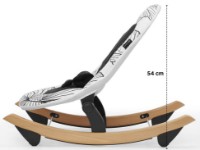 Детский шезлонг Kinderkraft Finio Black/White (KKBFINOBLK0000) фото №6 — интернет-магазин Desire.md