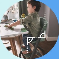 Стульчик для кормления Kinderkraft Livy Olive Green (KHLIVY00GRE0000) фото №5 — интернет-магазин Desire.md