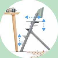 Стульчик для кормления Kinderkraft Livy Olive Green (KHLIVY00GRE0000) фото №6 — интернет-магазин Desire.md