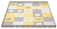Covoraş-puzzle Kinderkraft Luno Sharpes Yellow (KPLUSH00YEL0000)