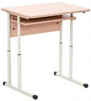 Школьная парта Tisam (0163) Серый/Дуб Молочный