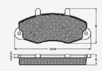 Комплект тормозных колодок ICER 180917 фото №2 — интернет-магазин Desire.md