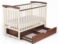 Pătuţ Eucalyptus Charlene-Combi Premium Vanilla/Nut (DS-302) imaginea #3 — magazin online Desire.md