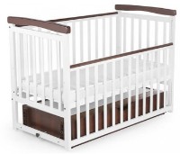 Pătuţ Eucalyptus Charlene-Combi Premium White/Walnut (DS-301) imaginea #2 — magazin online Desire.md