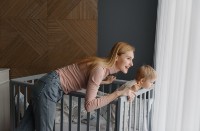 Pătuţ Eucalyptus Mia Plus Grey (DS-502) imaginea #3 — magazin online Desire.md