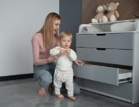 Детский комод Eucalyptus Rennie90 Grey (DSK-М905) фото №5 — интернет-магазин Desire.md