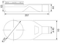 Sifon pentru cada-duș New Trendy ABC-90 S-0038 (17218) imaginea #2 — magazin online Desire.md