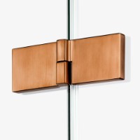 Cabină de duș New Trendy Avexa Copper Rectangular L 90x90x200  Hinged (EXK-3553) imaginea #2 — magazin online Desire.md