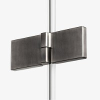 Cabină de duș New Trendy Avexa Gunmetal Rectangular Brushed P 90x90x200 Hinged (EXK-3356) imaginea #2 — magazin online Desire.md