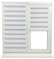 Рулонные шторы Dekora Day Night BH-1200 Ivory 1.20x2.50m