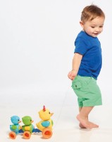 Jucarie de impins si tras Tomy Ducks (E4613) imaginea #2 — magazin online Desire.md