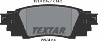 Set placute frână TEXTAR 2243401 imaginea #2 — magazin online Desire.md