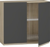 Кухонный модуль Magnusplus Jetta Sus №10 Graphite/Oak Sonoma