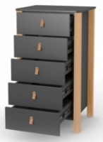 Детский комод Veres Monaco Beech/Anthracite (34.1.351.2.16) фото №2 — интернет-магазин Desire.md