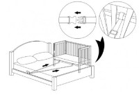 Кроватка Veres Monaco Velor Cappuccino/White (05.3.1.212.13) фото №2 — интернет-магазин Desire.md