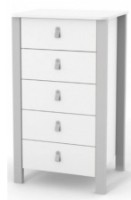 Comodă Veres Monaco White/Gray (34.1.351.2.17)