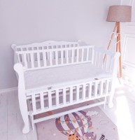 Кроватка Гойдалка Duo White (1B320-1) фото №2 — интернет-магазин Desire.md