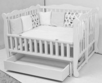 Кроватка Гойдалка Duo White (1B330-1) фото №2 — интернет-магазин Desire.md