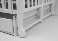 Кроватка Гойдалка Duo White (1B330-1) фото №5 — интернет-магазин Desire.md