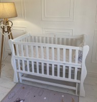 Кроватка Гойдалка Sofi White (1B3-1) фото №4 — интернет-магазин Desire.md