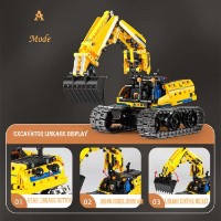 Радиоуправляемая игрушка XTech R/C Excavator 3 in 1 430 pcs (8037) фото №2 — интернет-магазин Desire.md