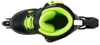 Роликовые коньки RollerBlade Microblade Black/Green (33-36) фото №2 — интернет-магазин Desire.md