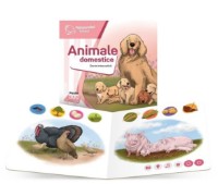 Carte educațională pentru copii Raspundel Istetel Animale Domestice (19585)