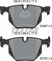 Комплект тормозных колодок TEXTAR 2344704 фото №2 — интернет-магазин Desire.md
