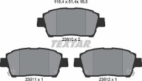 Комплект тормозных колодок TEXTAR 2351002 фото №2 — интернет-магазин Desire.md