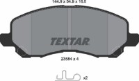 Комплект тормозных колодок TEXTAR 2358401 фото №2 — интернет-магазин Desire.md