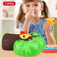 Set jucării EssaToys Woodpecker Worms Catches (M9I) imaginea #2 — magazin online Desire.md