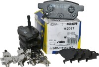 Set placute frână ICER 182017