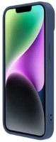 Чехол Nillkin Apple iPhone 14 CamShield Silky Silicone Case Midnight Blue фото №4 — интернет-магазин Desire.md