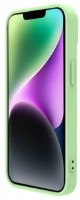 Чехол Nillkin Apple iPhone 14 CamShield Silky Silicone Case Mint Green фото №4 — интернет-магазин Desire.md