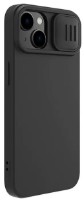 Чехол Nillkin Apple iPhone 14 Plus CamShield Silky Silicone Case Elegant Black фото №3 — интернет-магазин Desire.md