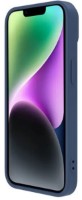 Чехол Nillkin Apple iPhone 14 Plus CamShield Silky Silicone Case Midnight Blue фото №3 — интернет-магазин Desire.md