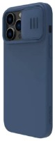 Чехол Nillkin Apple iPhone 14 Pro CamShield Silky Silicone Case Midnight Blue фото №3 — интернет-магазин Desire.md