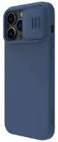 Чехол Nillkin Apple iPhone 14 Pro Max CamShield Silky Silicone Case Midnight Blue фото №3 — интернет-магазин Desire.md