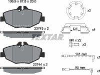 Комплект тормозных колодок TEXTAR 2374303 фото №2 — интернет-магазин Desire.md