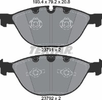 Комплект тормозных колодок TEXTAR 2379101 фото №2 — интернет-магазин Desire.md