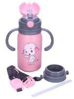 Cana cu pai Noveen TB566 Pink Solid 300ml imaginea #3 — magazin online Desire.md