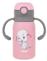 Cana cu pai Noveen TB566 Pink Solid 300ml imaginea #1 — magazin online Desire.md