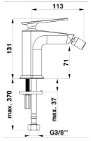Смеситель для биде Grohe Zen Black u50 (UH00530B) фото №2 — интернет-магазин Desire.md