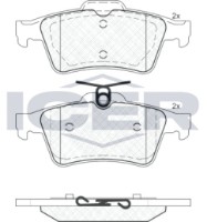 Комплект тормозных колодок ICER 181651 фото №2 — интернет-магазин Desire.md