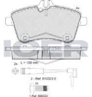 Комплект тормозных колодок ICER 181677-700 фото №2 — интернет-магазин Desire.md